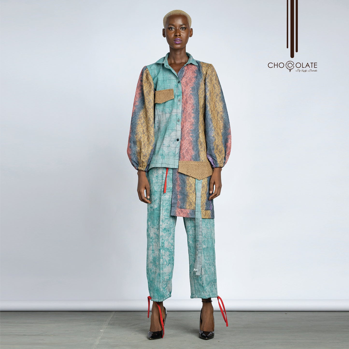 Tie & Dye Suited Kaftan